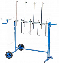 Стенд для окраски деталей, вращающийся 