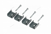 Набор для крепления стоек к верстаку серый