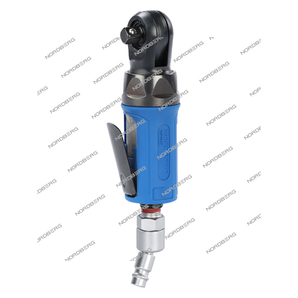 Пневмогайковерт угловой (пневмотрещотка мини) 3/8", 54 Нм NORDBERG NP0227