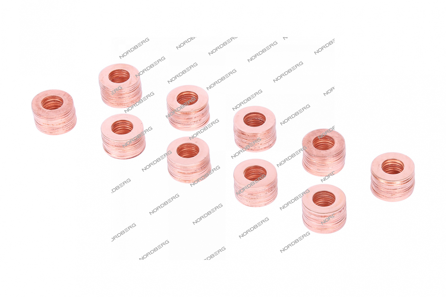 Шайбы для сварки, омедненные, круглые 12х24, 200 шт. NORDBERG F017(200)