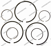 Комплект 8650 поршневых колец HP +LP KW 7,5 для NORDBERG /1200