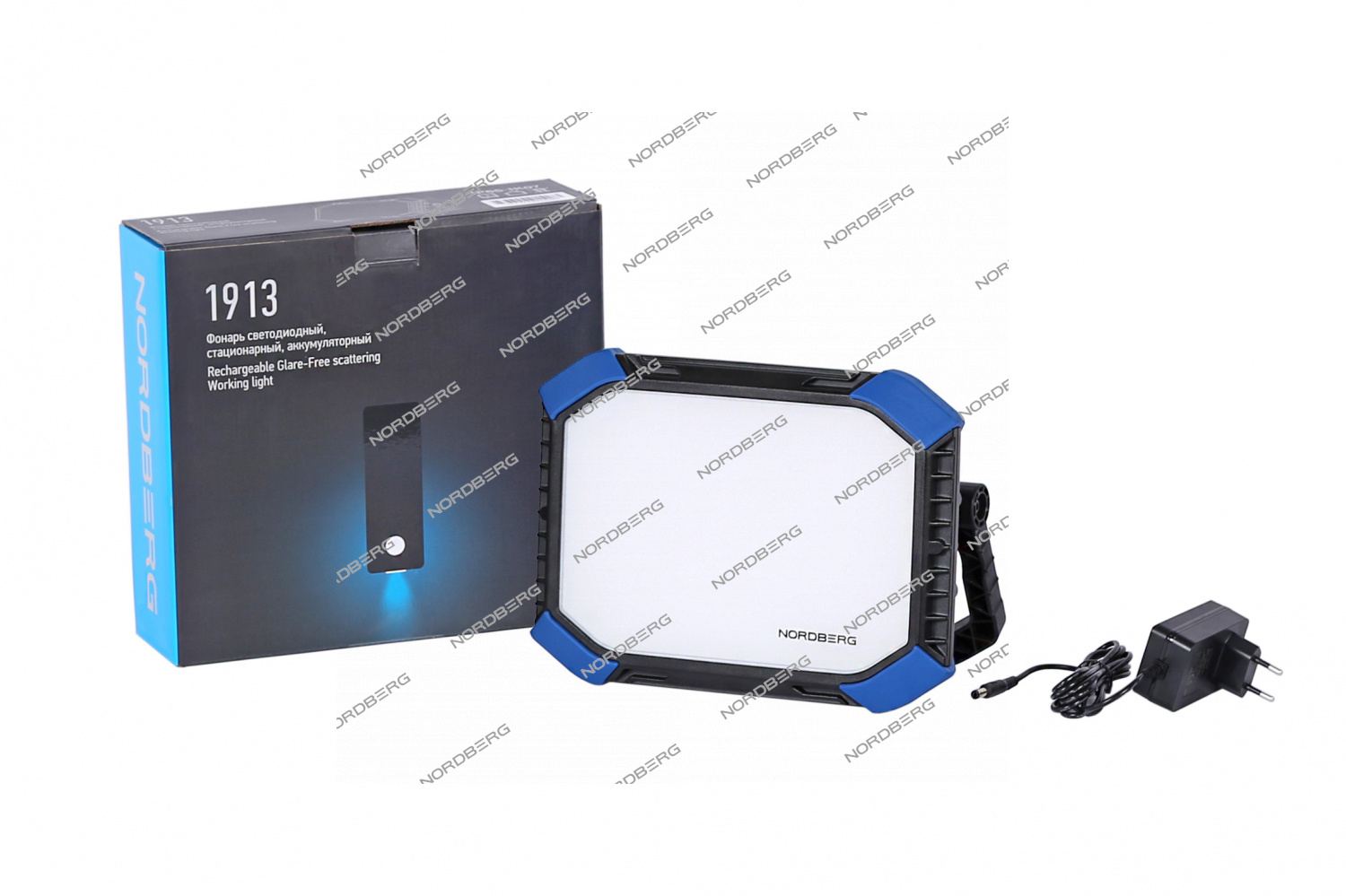 Фонарь светодиодный, стационарный, аккумуляторный NORDBERG 1913