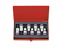 Набор торцевых насадок 1/2 HEX,  9 предметов 