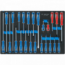 Набор отверток, ложемент, 24 предмета