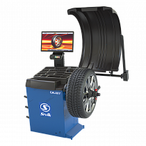 Станок для балансировки колес автомототранспортных средств GALAXY, синий 