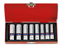 Комплект глубоких головок 3/8”