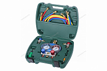 Коллектор манометрический со шлангами и муфтами в кейсе